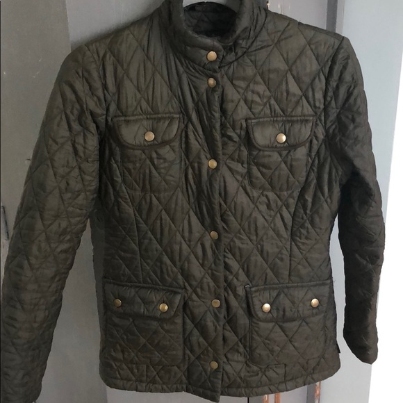 barbour quilted utility jacket